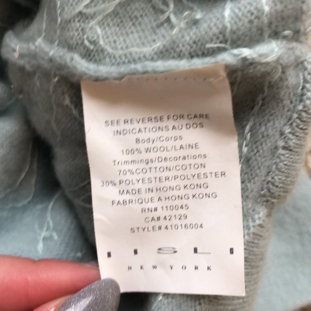 IISLI wool minidress size petite. - Picture 7 of 8